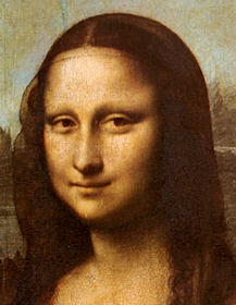 Painting of Mona Lisa by Leonardo Da Vinci